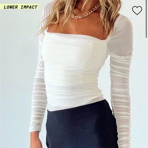 Delany Princess Polly White Bodysuit